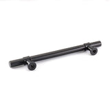 6.25in Black Drawer Pulls Kitchen Cabinet Handles - Matte Black T Bar Handle Pull - 6.25" (160mm) Hole Centers, 8.8" Overall Length