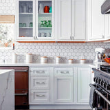 Brushed Nickel Drawer Pulls 3 inch(76mm) Hole Center，Modern Cabinet Hardware Bar Pulls for Drawer Cabinets Cupboard
