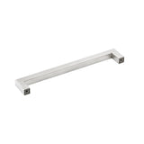 Brushed Nickel Cabinet Pulls，Modern Kitchen Square Cabinet Handles，Stainless Steel Drawer Pulls，Satin Nickel Cabinet Pulls