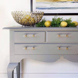 Acrylic Gold Drawer Pulls Cabinet Pulls - Acrylic Round Bar Series - Hole Centers(4 Inch，102mm)