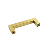3.75in Cabinet Handles Drawer Pulls,Brushed Brass Cabinet Pulls Gold Drawer Pulls(96mm, Hole Centers)