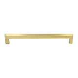 10in Brushed Brass Drawer Pulls,Brushed Gold Cabinet Pulls Gold Hardware for Cabinets(256mm, Hole Centers)