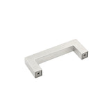 Brushed Nickel Drawer Pulls 3 inch(76mm) Hole Center，Modern Cabinet Hardware Bar Pulls for Drawer Cabinets Cupboard