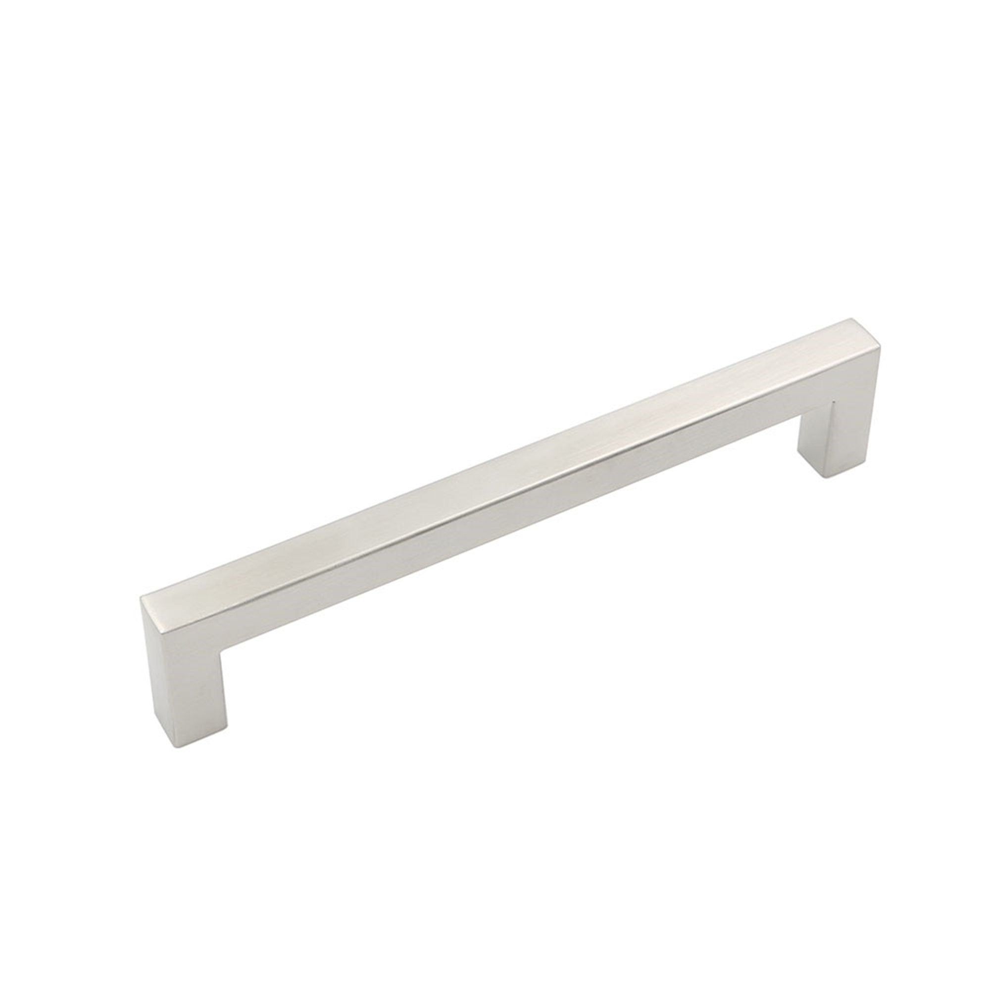 Brushed Nickel Drawer Pulls 6-1/4 inch(160mm) Hole Center，Modern Cabinet Hardware Bar Pulls for Drawer Cabinets Cupboard