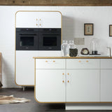 4in Hole Centers Cabinet Pulls, Clear Acrylic Drawer Pulls, Brushed Brass Finish with Zinc Alloy Base(102mm Hole Center)