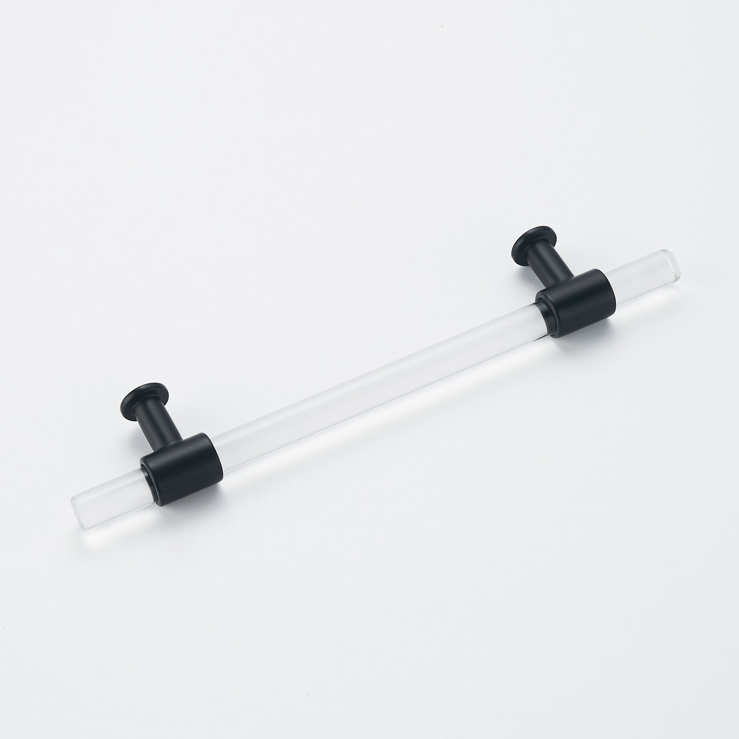 1 Pack Acrylic Cabinet Pulls Gold Drawer Handles for Dresser Cupboard Kitchen