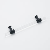 1 Pack Acrylic Cabinet Pulls Gold Drawer Handles for Dresser Cupboard Kitchen