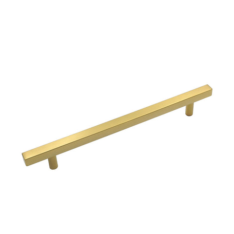 Brushed Brass Cabinet Pulls Gold Cabinet Pulls - 7-1/2" Inch (192mm) Hole Centers