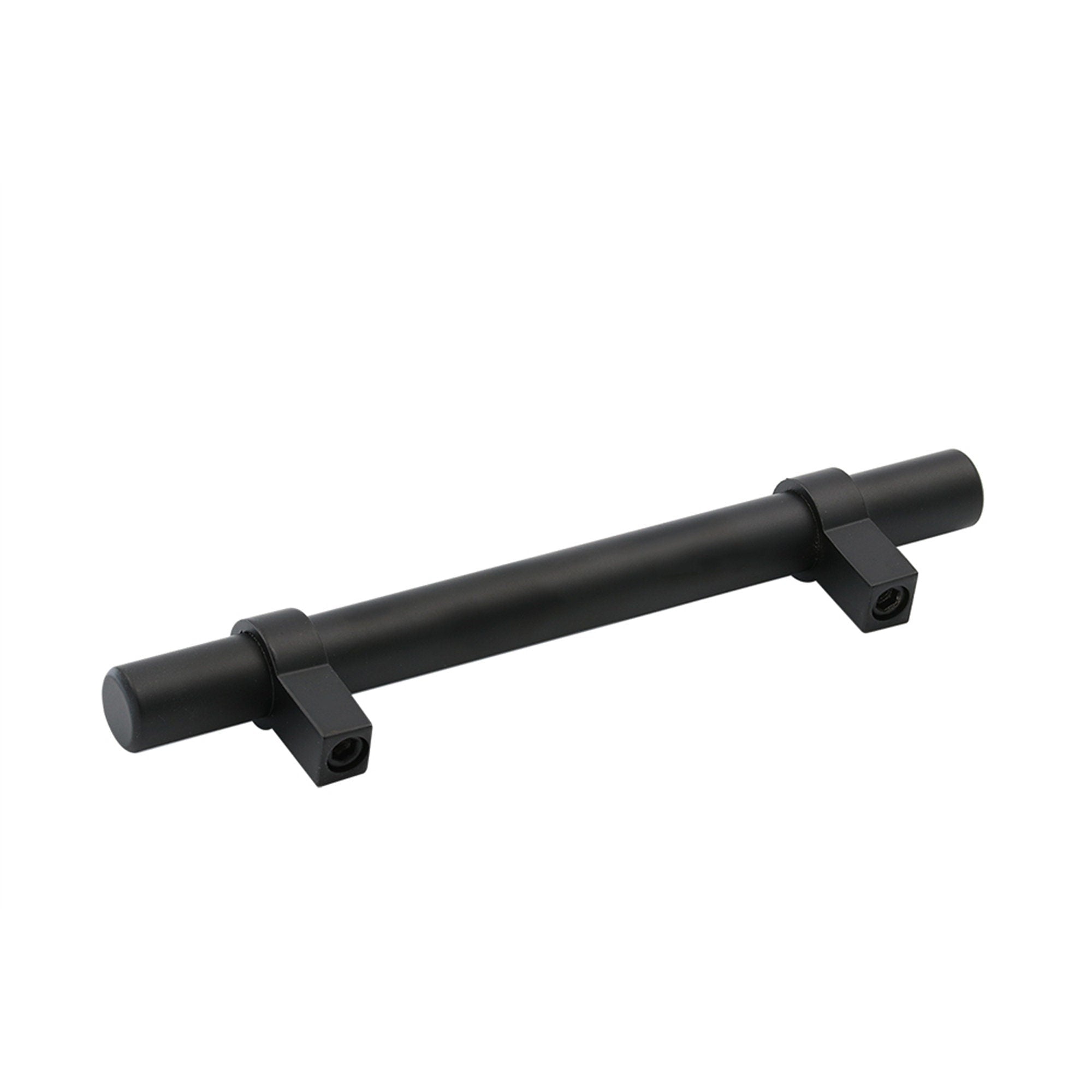 Flat Black Cabinet Bar Handle Pull - 4" (102mm) Hole Centers