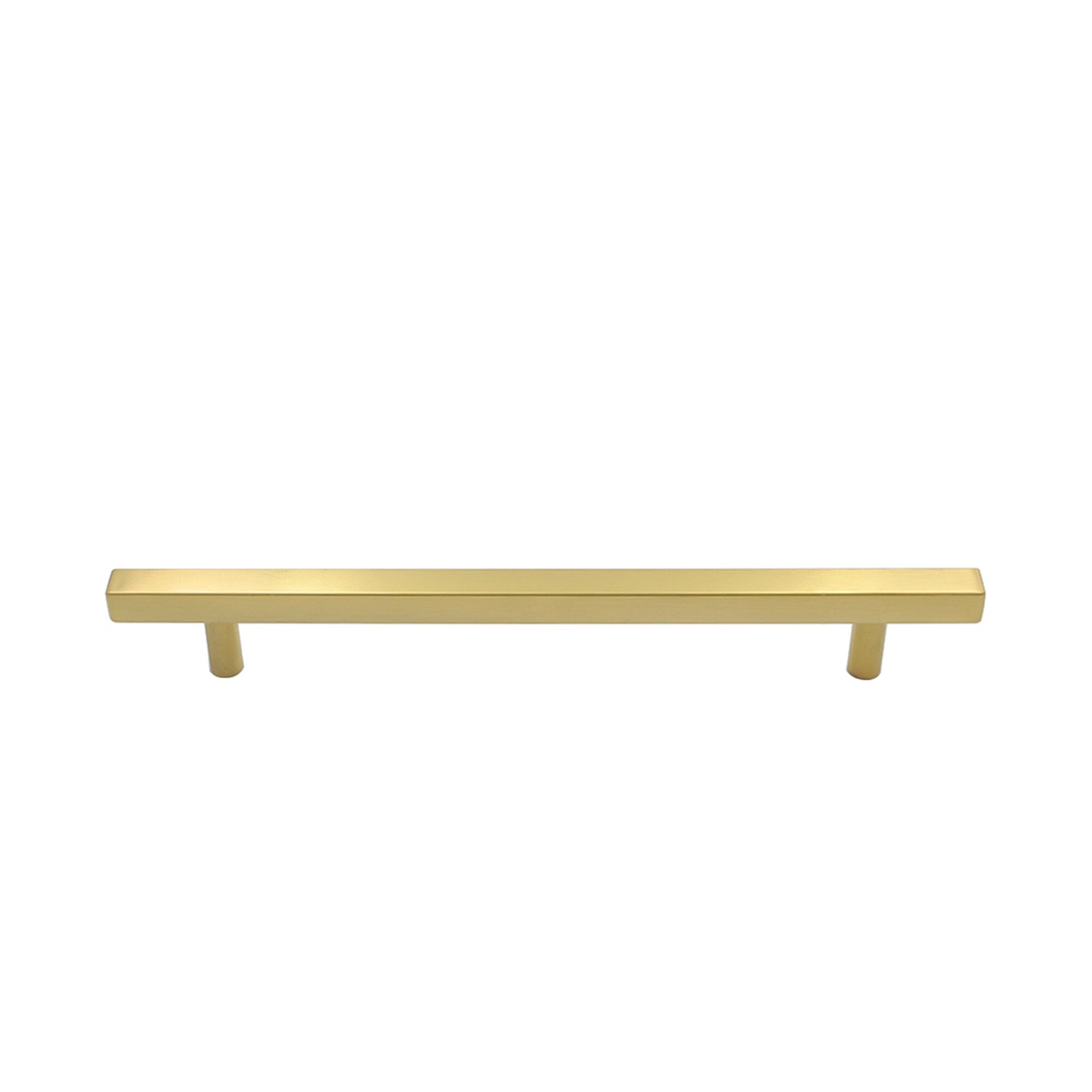 Brushed Brass Cabinet Pulls Gold Cabinet Handles - 8-4/5" Inch (224mm) Hole Centers