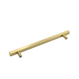 Brushed Brass Cabinet Pulls Gold Cabinet Handles - 8-4/5" Inch (224mm) Hole Centers
