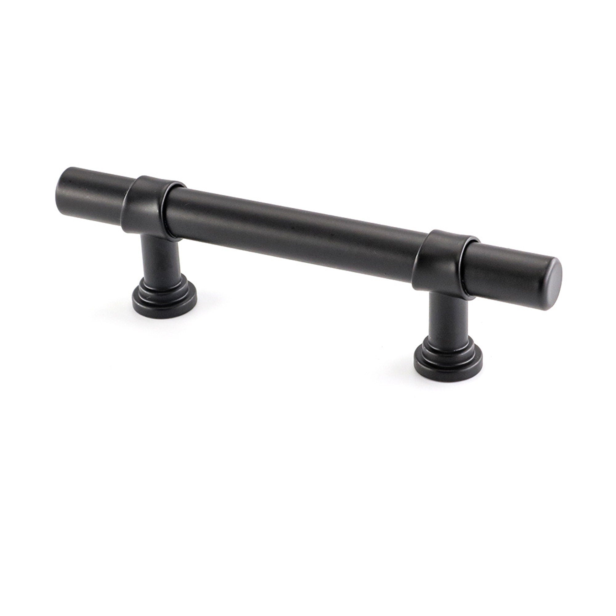 3in Kitchen Cabinet Handles Black Drawer Pulls - Matte Black T Bar Handle Pull - 3" (76mm) Hole Centers, 5" Overall Length