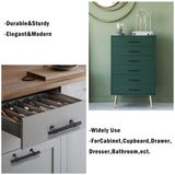 3in Kitchen Cabinet Handles Black Drawer Pulls - Matte Black T Bar Handle Pull - 3" (76mm) Hole Centers, 5" Overall Length