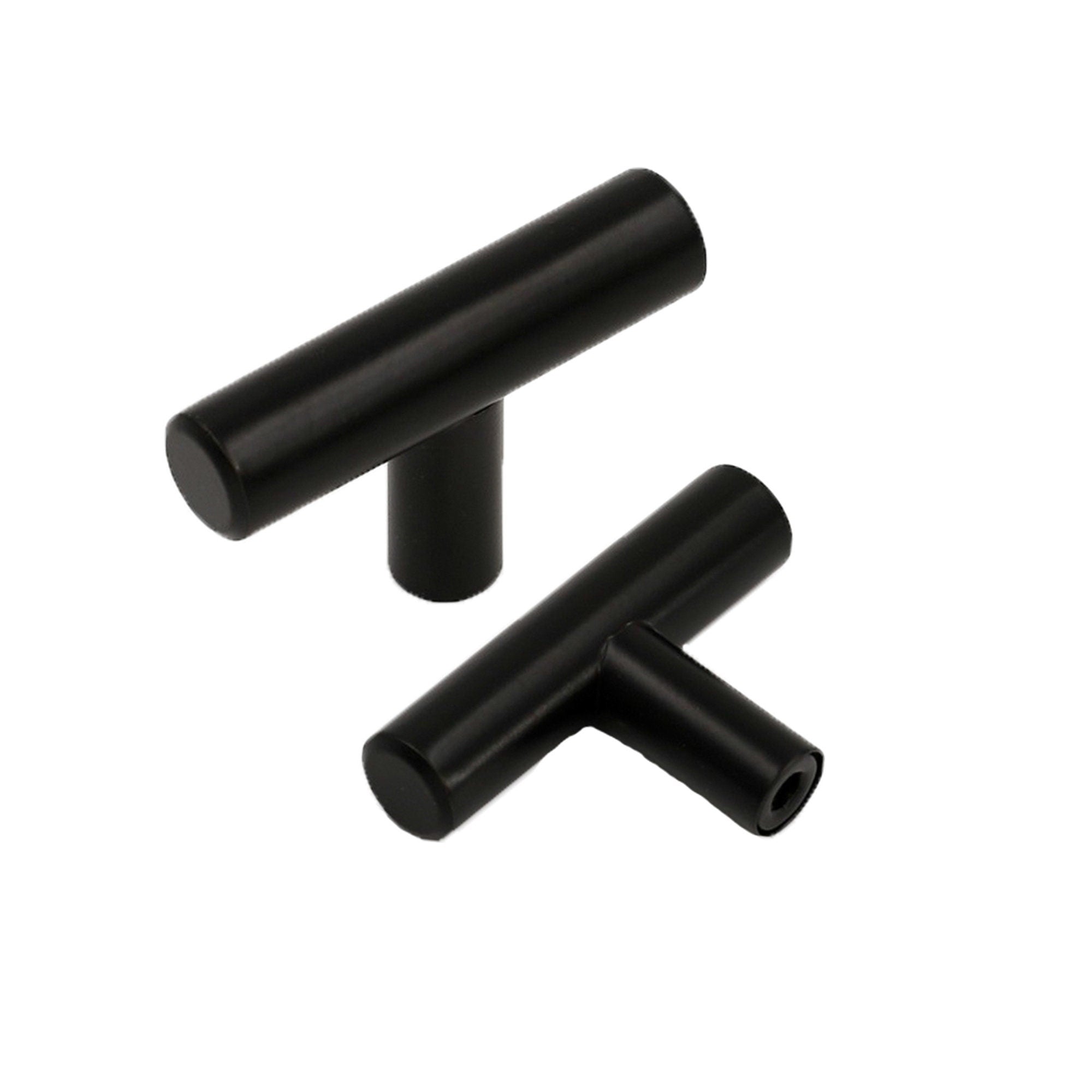 1 Pack Cabinet Pulls Matte Black Stainless Cabinet Handles for Kitchen and Bathroom
