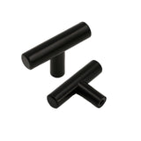 1 Pack Cabinet Pulls Matte Black Stainless Cabinet Handles for Kitchen and Bathroom