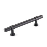 3.75in Black Drawer Pulls Kitchen Cabinet Handles - Matte Black T Bar Handle Pull - 3.75" (96mm) Hole Centers, 5.9" Overall Length