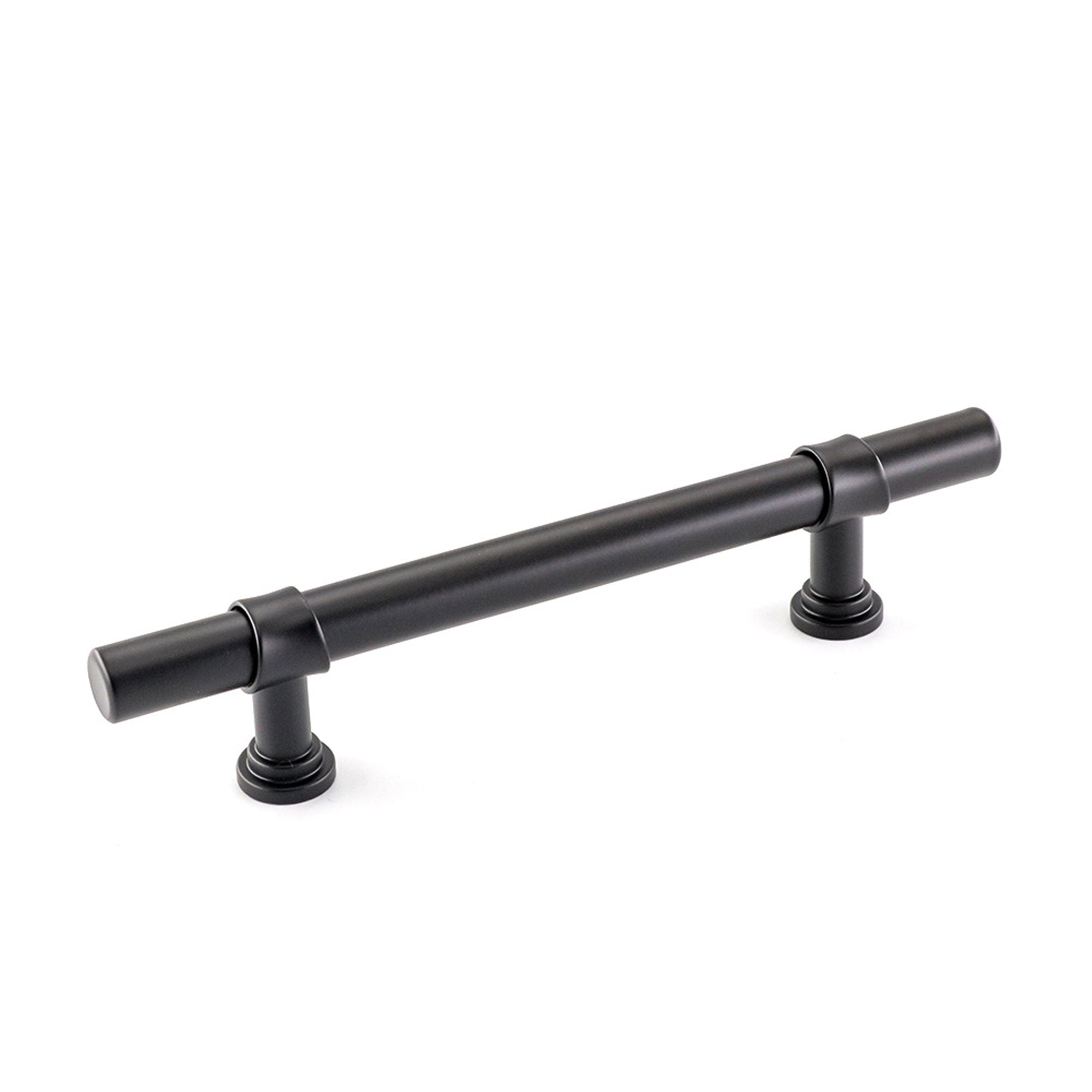 4in Black Drawer Pulls Kitchen Cabinet Handles - Matte Black T Bar Handle Pull - 4" (102mm) Hole Centers, 6.4" Overall Length