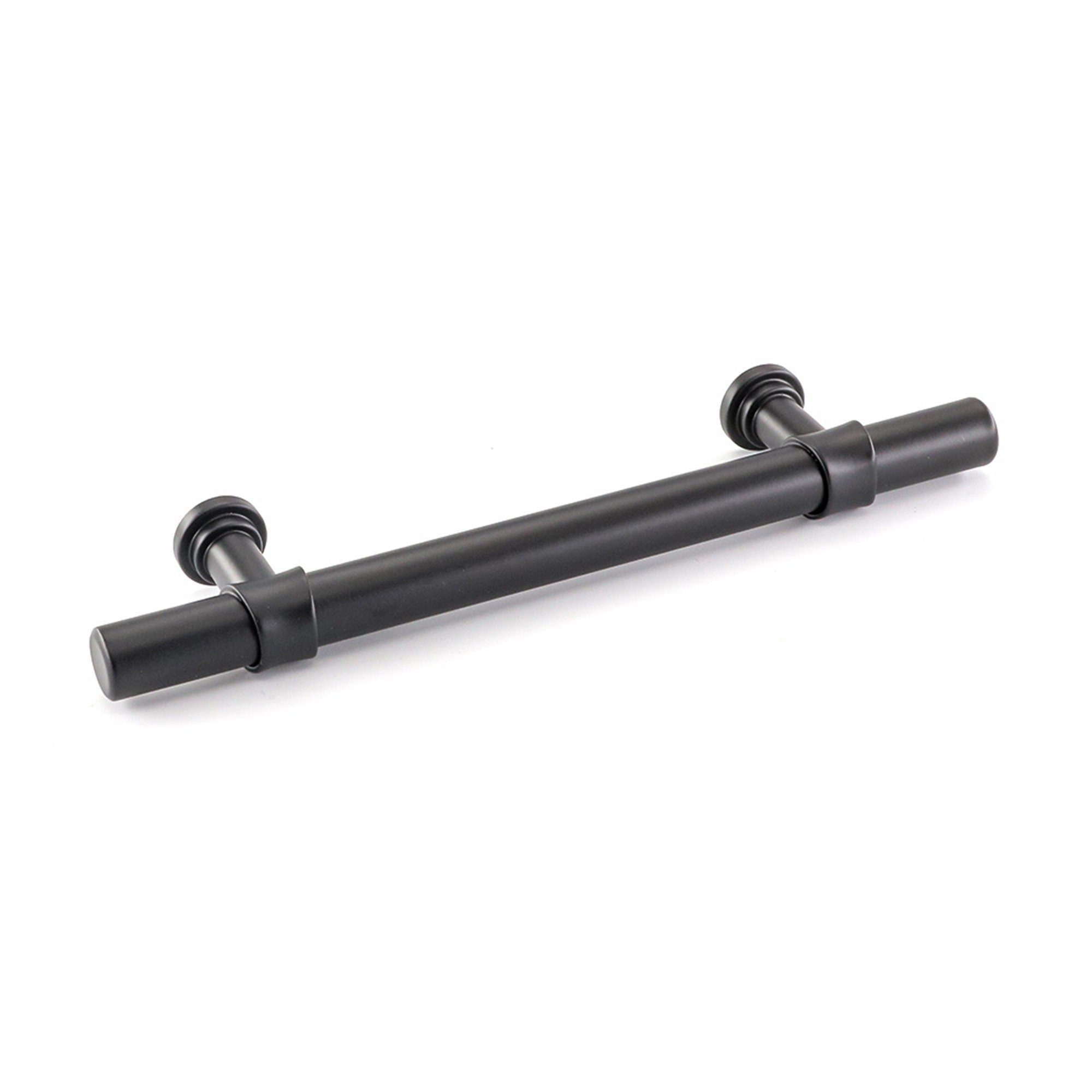 4in Black Drawer Pulls Kitchen Cabinet Handles - Matte Black T Bar Handle Pull - 4" (102mm) Hole Centers, 6.4" Overall Length