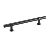 5in Black Drawer Pulls Kitchen Cabinet Handles - Matte Black T Bar Handle Pull - 5" (128mm) Hole Centers, 7.5" Overall Length