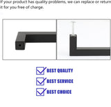 Matte Black Cabinet Handles，Modern Square Cabinet Handles，Stainless Steel Drawer Pulls，Black Kitchen Cabinet Handles Black Handles