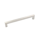 Brushed Nickel Drawer Pulls 5 inch(128mm) Hole Center，Modern Cabinet Hardware Bar Pulls for Drawer Cabinets Cupboard