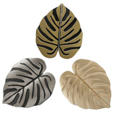 4 Pairs Creative Leaf Shape Handle Knob with Mounting Screws for Kitchen Cupboard Cabinet Wardrobe Drawer Door (Gold, 64mm)