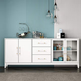 Acrylic Gold Drawer Pulls Cabinet Pulls - Acrylic Round Bar Series - Hole Centers(4 Inch，102mm)
