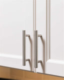 3-1/2 Inch Brushed Nickel Cabinet Pulls Modern Cabinet Handles(90mm, Hole Centers)
