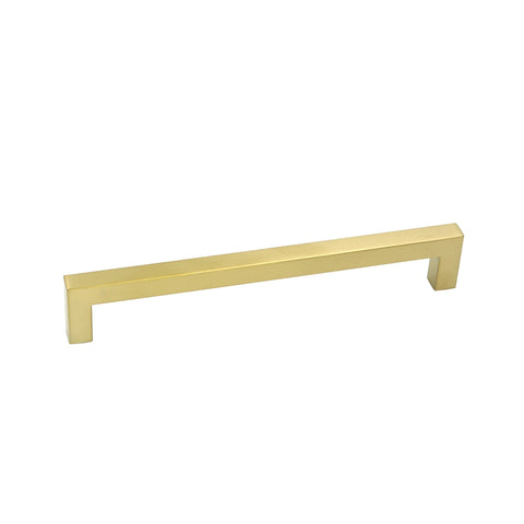 7.5in Cabinet Handles Drawer Pulls，Brass Kitchen Cabinet Hardware Gold Drawer Pulls(192mm，Hole Centers)