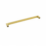 12-3/5in Brushed Brass Drawer Pulls,Brushed Gold Cabinet Pulls Gold Hardware for Cabinets(320mm, Hole Centers)