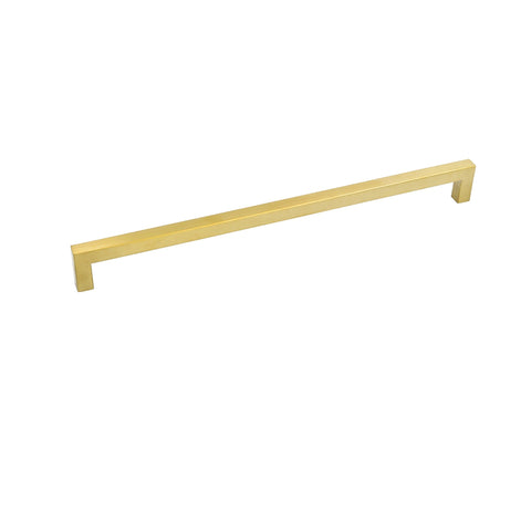 12-3/5in Brushed Brass Drawer Pulls,Brushed Gold Cabinet Pulls Gold Hardware for Cabinets(320mm, Hole Centers)