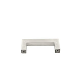 Brushed Nickel Drawer Pulls 3 inch(76mm) Hole Center，Modern Cabinet Hardware Bar Pulls for Drawer Cabinets Cupboard