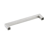Brushed Nickel Drawer Pulls 6-1/4 inch(160mm) Hole Center，Modern Cabinet Hardware Bar Pulls for Drawer Cabinets Cupboard