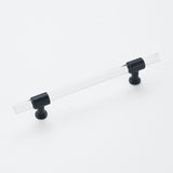 1 Pack Acrylic Cabinet Pulls Gold Drawer Handles for Dresser Cupboard Kitchen