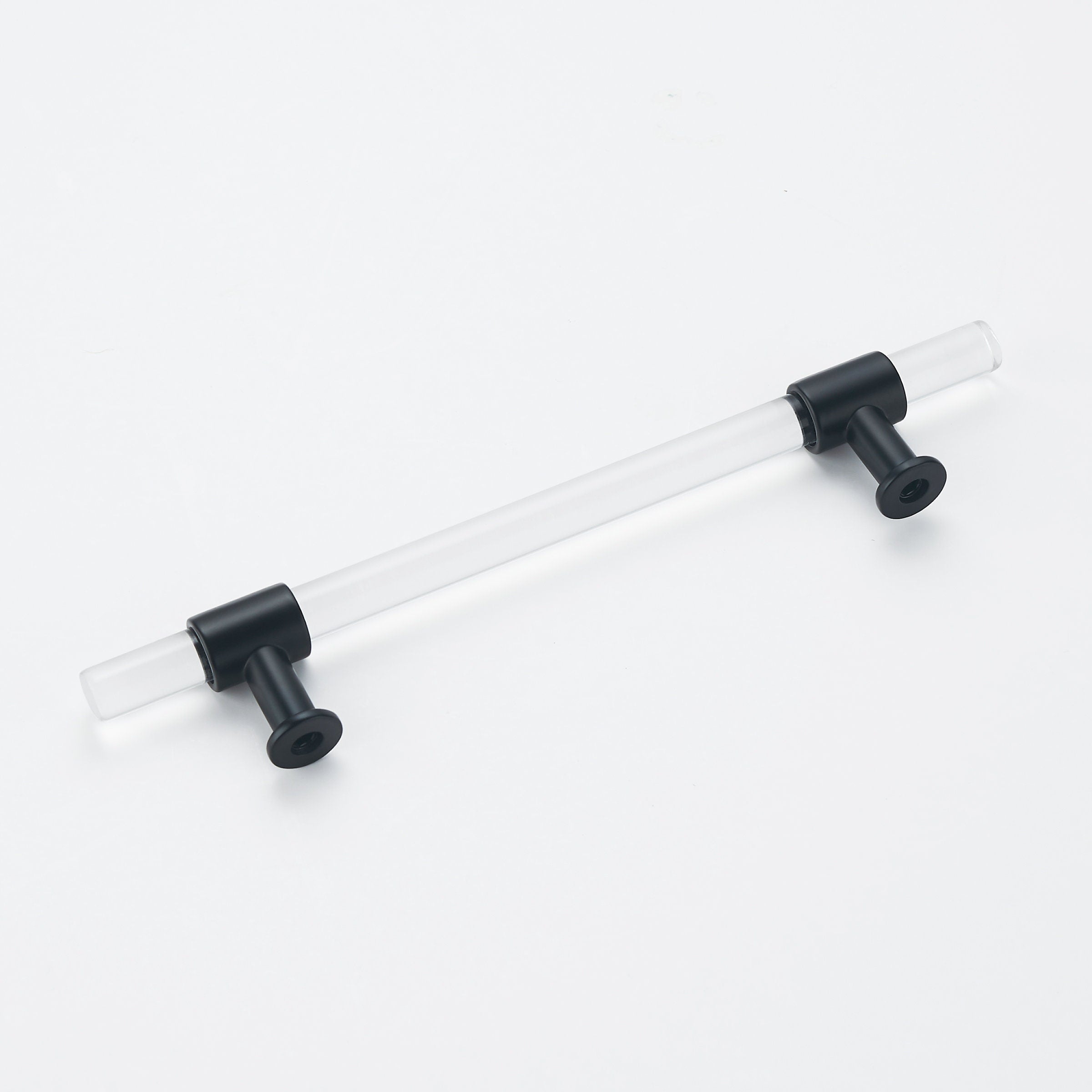 1 Pack Acrylic Cabinet Pulls Gold Drawer Handles for Dresser Cupboard Kitchen