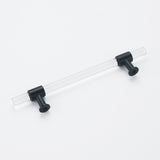 1 Pack Acrylic Cabinet Pulls Gold Drawer Handles for Dresser Cupboard Kitchen