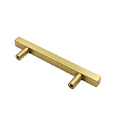 3.75 Inch Brushed Gold Cabinet Pulls Kitchen Cabinet Handles，Made of Stainless Steel，Ideal for Cabinet，Drawer，Cupboard and Wardrobe