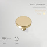 Children Room Knobs - Color Macaron Pattern - 1.38 Inch Round Drawer Pulls - Single Hole Knobs for Kitchen Bathroom Kids Room Girls Room