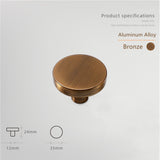 Children Room Knobs - Color Macaron Pattern - 1.38 Inch Round Drawer Pulls - Single Hole Knobs for Kitchen Bathroom Kids Room Girls Room