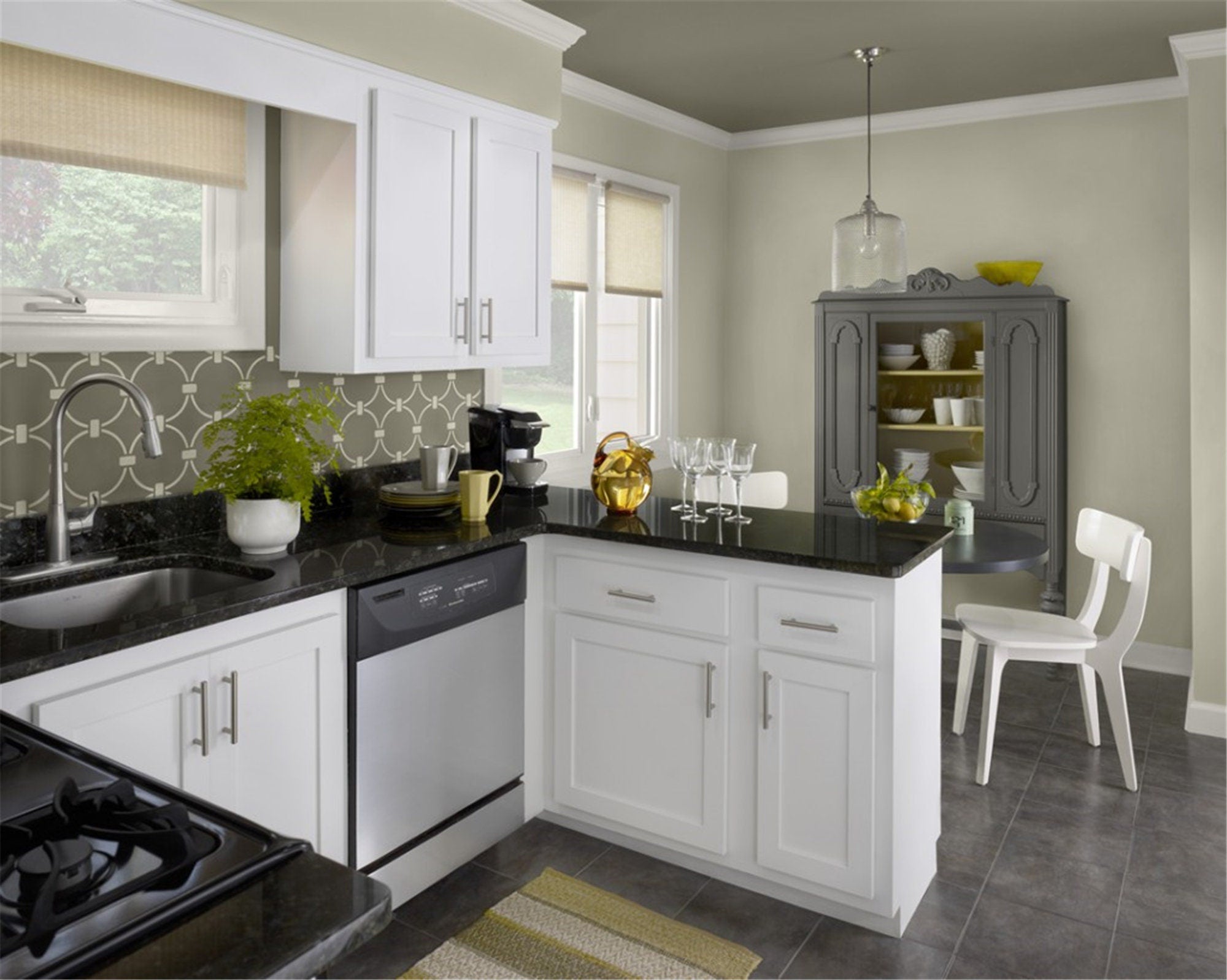 3-1/2 Inch Brushed Nickel Cabinet Pulls Modern Cabinet Handles(90mm, Hole Centers)