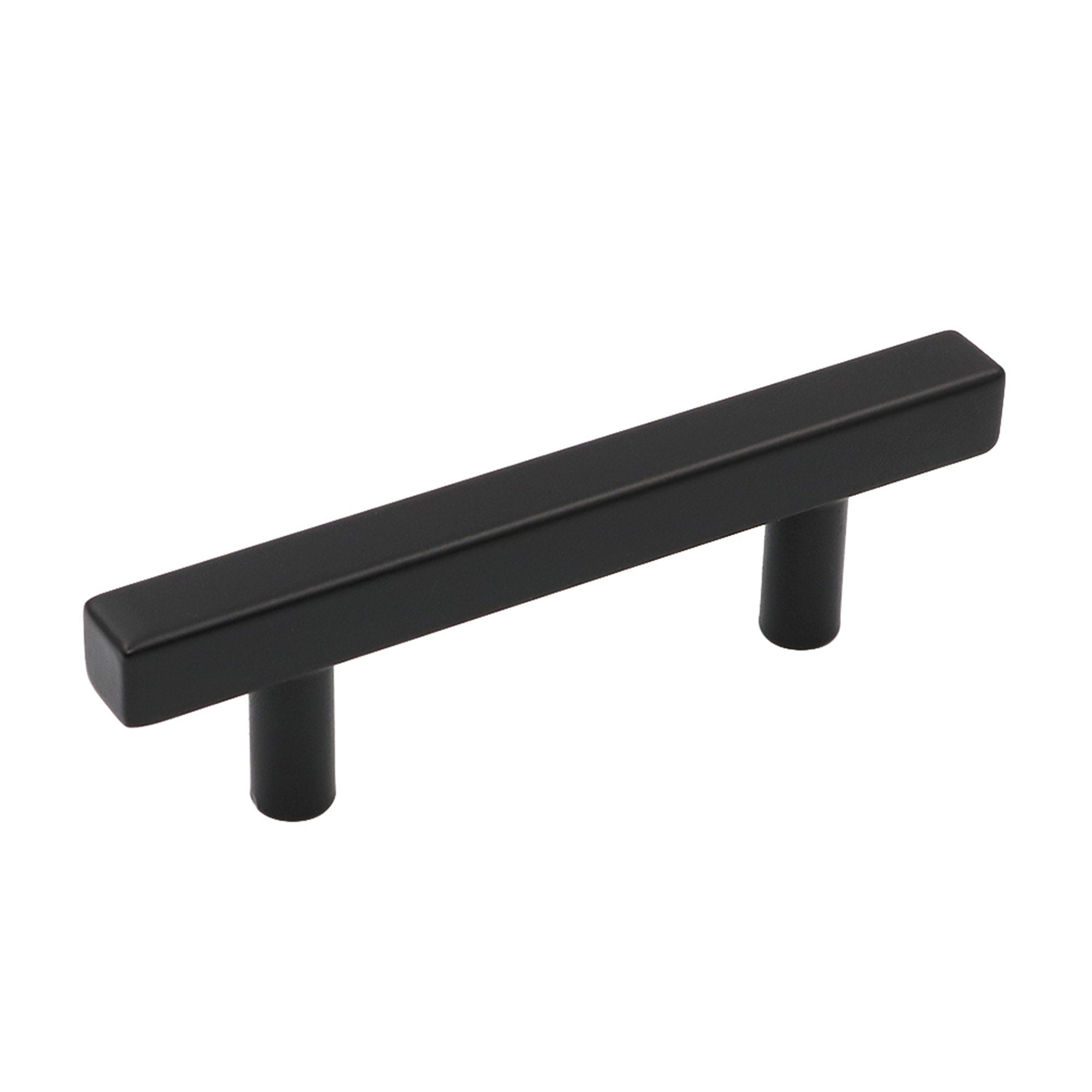 Matte Black Cabinet Knobs Furniture Hardware Drawer Pulls - Stainless Steel Cabinet Handles - Hole Centers(Knob，2.5"，3")