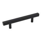 Black Kitchen Cabinet Handles Square Cabinet Drawer Pulls - Stainless Steel Cabinet Handles - Hole Centers(3.5"，3.7.5"，4")