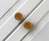 Aluminum Alloy Cabinet Knobs - Color Macaron Pattern - 1.18 Inch Round Drawer Pulls - Single Hole Knobs for Drawer Dressers Cabinet Cupboard