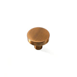 Aluminum Alloy Cabinet Knobs - Color Macaron Pattern - 1.18 Inch Round Drawer Pulls - Single Hole Knobs for Drawer Dressers Cabinet Cupboard