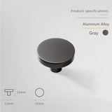 Children Room Knobs - Color Macaron Pattern - 1.38 Inch Round Drawer Pulls - Single Hole Knobs for Kitchen Bathroom Kids Room Girls Room
