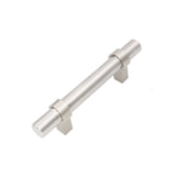 Brushed Nickel Drawer Pulls Kitchen Cabinet Handles - Round Shape Series - Hole Centers(Single Hole, 3",3.5,3.75,4",5",6.25",7.5",8.8",10")