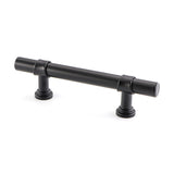 3 Inch Hole Center Cabinet Handles Pulls for Kitchen Stainless Steel Matte Black Drawer Pulls ( 5" Length ）