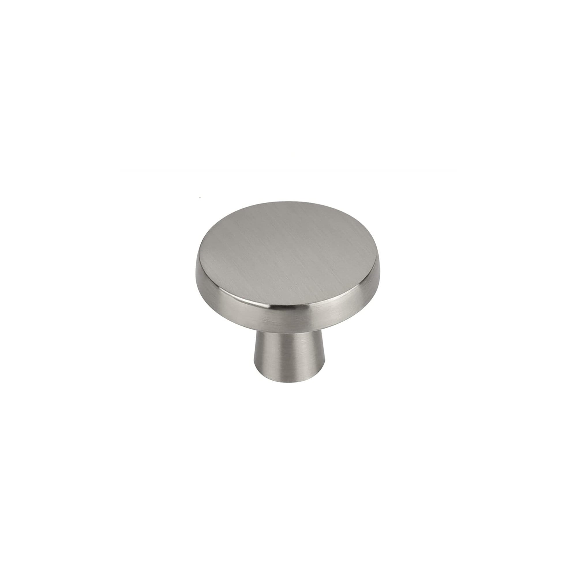 1-1/4 inch Brushed Nickel Kitchen Cabinet Knobs，Solid Dresser Knobs Drawer Knobs For Cupboard Drawer Pulls