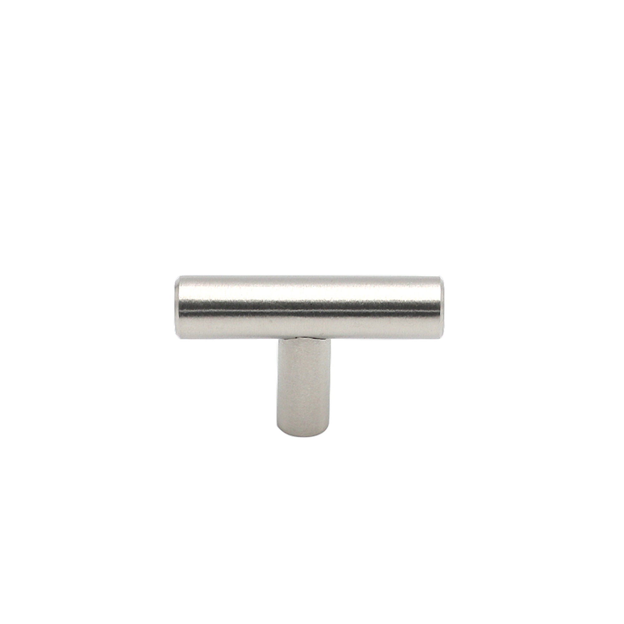 2 Inch Cabinet Knobs Brushed Nickel Drawer Knobs(Single Hole, Hole Centers)