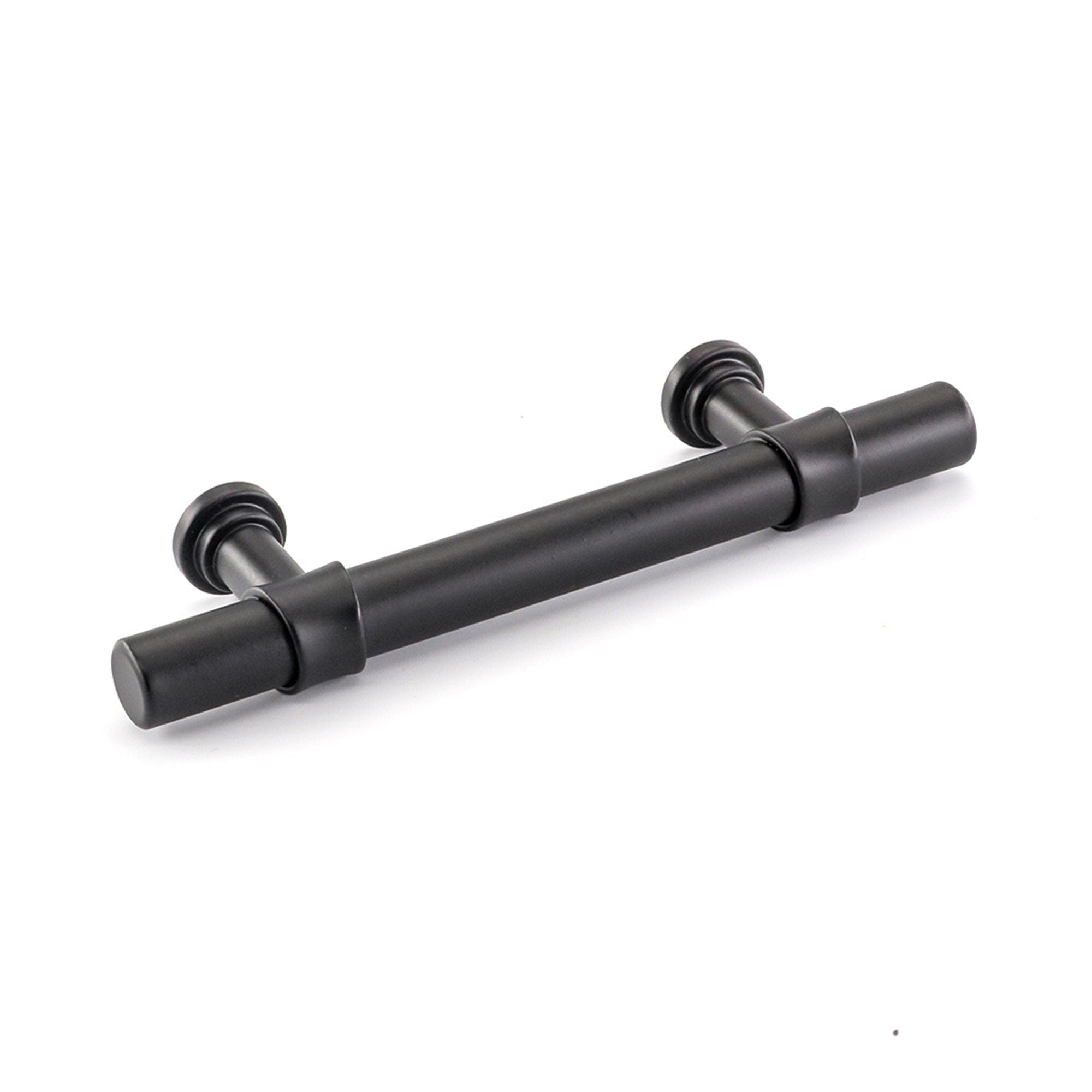 3 Inch Hole Center Cabinet Handles Pulls for Kitchen Stainless Steel Matte Black Drawer Pulls ( 5" Length ）
